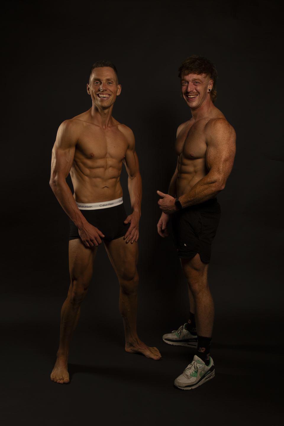 Fotoshoot van een klant van Mind Over Muscle in de studio
