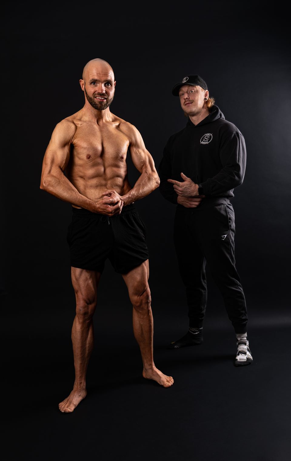 Fotoshoot van een klant van Mind Over Muscle in de studio